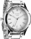 Men's Stainless Steel Case and Bracelet White Dial Date Display Quartz