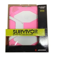 Latest New Griffin Survivor Military Heavy Duty Stand Holder Protective Shell Cover Case For Apple ipad Mini Pink/White Latest New Griffin Survivor Military Heavy Duty Stand Holder Protective Shell Cover Case For Apple ipad Mini Pink/White