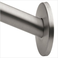 Moen DN2145BN Inspirations 5-foot Low-Profile Curved Shower Rod, Brushed Nickel Moen DN2145BN Inspirations 5-foot Low-Profile Curved Shower Rod, Brushed Nickel