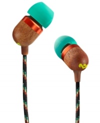 These in-ear headphones by Marley Jammin' are made from real wood and deliver great sound quality. Makes a great gift for the music enthusiast. These in-ear headphones by Marley Jammin' are made from real wood and deliver great sound quality. Makes a great gift for the music enthusiast.
