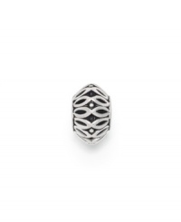 A sterling silver bead with a swirling infinity pattern for everlasting style. Donatella is a playful collection of charm bracelets and necklaces that can be personalized to suit your style! Available exclusively at Macy's. A sterling silver bead with a swirling infinity pattern for everlasting style. Donatella is a playful collection of charm bracelets and necklaces that can be personalized to suit your style! Available exclusively at Macy's.