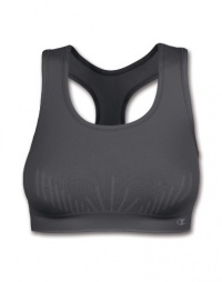 Champion Medium Impact Seamless Soft Cup Sports Bra, S, Asphalt Champion Medium Impact Seamless Soft Cup Sports Bra, S, Asphalt