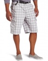 Calvin Klein Jeans Men's Transparant Plaid Cargo Short