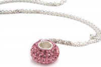 .925 Solid Sterling Silver Bead Covered with Top Quality Pink Crystal Super Sale Only for a Limited Time, Comes with a Free Gift Box and Special Pouch .925 Solid Sterling Silver Bead Covered with Top Quality Pink Crystal Super Sale Only for a Limited Time, Comes with a Free Gift Box and Special Pouch