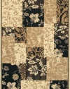 Karastan Sierra Mar Jakarta Batik - Ivory/Black 8'6 X 11'6