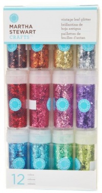Martha Stewart Crafts Chunky Iridescent Glitter, 12-Package Martha Stewart Crafts Chunky Iridescent Glitter, 12-Package
