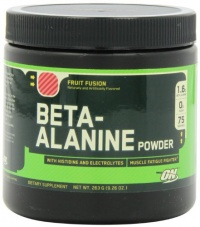 Optimum Nutrition Beta Alanine Powder, Fruit Fusion, 75 Servings, 9.26 Ounce