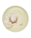 Punctuate the ultra-sleek and incredibly durable Colorwave white dinnerware collection with Noritake's floral accent plates for a touch of garden cheer.