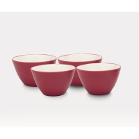 Noritake 4-Inch Colorwave Bowl, Raspberry, Set of 4 Noritake 4-Inch Colorwave Bowl, Raspberry, Set of 4
