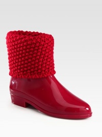 Simple and sleek design topped with a soft tricot knit makes a stylish cold-weather favorite. Melflex plastic heel, 1 (25mm)Melflex plastic upperNylon tricot knit fold-over cuffMelflex plastic lining and solePadded insoleImportedOUR FIT MODEL RECOMMENDS ordering one half size up as this style runs small. Simple and sleek design topped with a soft tricot knit makes a stylish cold-weather favorite. Melflex plastic heel, 1 (25mm)Melflex plastic upperNylon tricot knit fold-over cuffMelflex plastic lining and solePadded insoleImportedOUR FIT MODEL RECOMMENDS ordering one half size up as this style runs small.