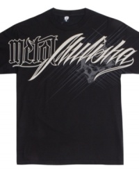 With a high-octane graphic, this shirt from Metal Mulisha gives you instant street cred. With a high-octane graphic, this shirt from Metal Mulisha gives you instant street cred.