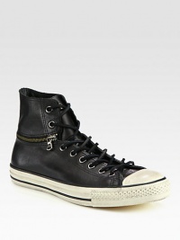 Side zipper detail adds an instant edge and city-cool vibe to a timeless classic, rendered in smooth leather.Leather upperLeather liningPadded insoleRubber soleImported Side zipper detail adds an instant edge and city-cool vibe to a timeless classic, rendered in smooth leather.Leather upperLeather liningPadded insoleRubber soleImported