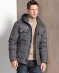 Hunting jacket style with a sleek, modern design, this Culver hipster coat fills out your closet with contemporary style. Hunting jacket style with a sleek, modern design, this Culver hipster coat fills out your closet with contemporary style.