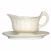 In 1821, Gien was founded for the purpose of bringing fine English earthenware manufacturing techniques to France. Pont Au Choux White is an ivory dinnerware collection with intricate inlaid design work.