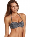 La Blanca Women's Nouveau Native Cup Bandeau Bra, Black, 10