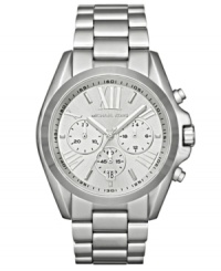 Steely sophistication engulfs this classic Bradshaw watch from Michael Kors. Steely sophistication engulfs this classic Bradshaw watch from Michael Kors.