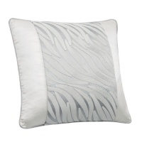Natori Snow Leopard Square Pillow - Pearl - 20x20 Natori Snow Leopard Square Pillow - Pearl - 20x20