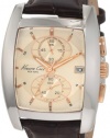 Kenneth Cole New York Men's Dress Explorer Collection Rose Gold Dial Strap Watch #KC1523