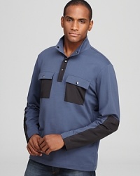 Michael Kors Paneled Fleece Pullover Michael Kors Paneled Fleece Pullover