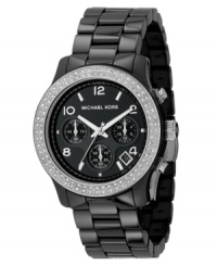 Spark up your style with this glittering Runway collection watch from Michael Kors. Spark up your style with this glittering Runway collection watch from Michael Kors.