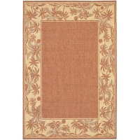 Couristan 1222/1122 Recife Island Retreat Terra Cotta/Natural Rug, 5-Feet 3-Inch by 7-Feet 6-Inch Couristan 1222/1122 Recife Island Retreat Terra Cotta/Natural Rug, 5-Feet 3-Inch by 7-Feet 6-Inch