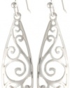 Sterling Silver Filigree Teardrop Earrings