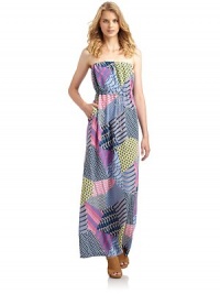 THE LOOKMixed abstract printStraplessElastic topDrawstring empire waistTHE FITAbout 50 from top to hemTHE MATERIALSilkFully linedCARE & ORIGINDry cleanImportedModel shown is 5'10 (177cm) wearing US size 4. THE LOOKMixed abstract printStraplessElastic topDrawstring empire waistTHE FITAbout 50 from top to hemTHE MATERIALSilkFully linedCARE & ORIGINDry cleanImportedModel shown is 5'10 (177cm) wearing US size 4.