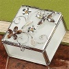 StealStreet SS-A-38104 Butterfly Decoration Jewelry Box, Amber