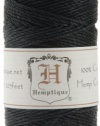 Hemptique Hemp Cord Spool, 20-Pound, Black