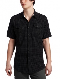 Burnside Men's Dialect Texture Short Sleeve Woven Shirt