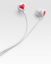 Listen to your favorite tunes in iconic DVF style.Interchangeable ear tipsNoise isolatingSuper bassCord, about 51 longImported