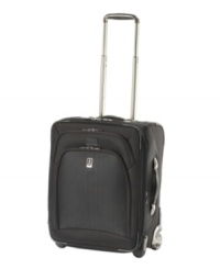 A lighter construction and fashion-forward design put you on the fast track to your destination with easy-glide removable wheels and a retractable handle that stops at different heights for travelers of all sizes and preferences. Built durable from ballistic nylon, this suiter features an attractive herringbone trim that sets the tone for the trip. Limited lifetime warranty. A lighter construction and fashion-forward design put you on the fast track to your destination with easy-glide removable wheels and a retractable handle that stops at different heights for travelers of all sizes and preferences. Built durable from ballistic nylon, this suiter features an attractive herringbone trim that sets the tone for the trip. Limited lifetime warranty.
