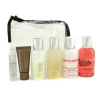 Women's Traveller: Bath & Shower + Body Lotion + Hairwash + Haircondition +Hand Rescue + Mist + Bag - Molton Brown - Travel Set - 6pcs+1bag