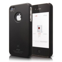 elago S4 Slim-Fit Case for iPhone 4 with Logo Protection Film (SF Black, Fits AT&T and Verizon iPhone) elago S4 Slim-Fit Case for iPhone 4 with Logo Protection Film (SF Black, Fits AT&T and Verizon iPhone)