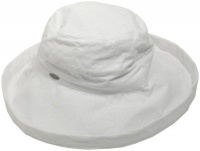 SCALA Cotton Canvas Sunhat (White) SCALA Cotton Canvas Sunhat (White)