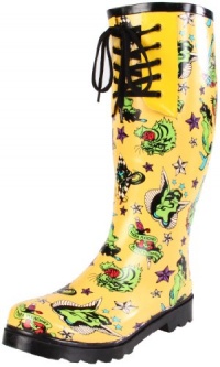 Betsey Johnson Women's Baxterr Rain Boot,Tattoo Print,7 M US Betsey Johnson Women's Baxterr Rain Boot,Tattoo Print,7 M US
