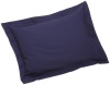 Fresh Ideas Tailored Poplin Pillow 2 Pack Sham Standard, Navy