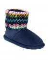 Fold down the shaft of American Rag's Bunny slippers to reveal the funky patterned lining or leave it up for maximum warmth.