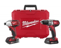 Milwaukee 2691-22 18-Volt Compact Drill and Impact Driver Combo Kit Milwaukee 2691-22 18-Volt Compact Drill and Impact Driver Combo Kit