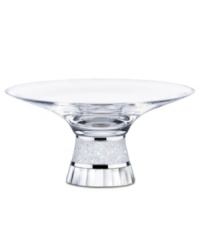 Made of pure Swarovski crystal, the Crystalline small bowl has a broad rim and shallow surface, making it a brilliant pedestal for tealights, potpourri or cocktail party treats. A fully faceted base and stem of chatons provide a lifetime of mesmerizing sparkle. Made of pure Swarovski crystal, the Crystalline small bowl has a broad rim and shallow surface, making it a brilliant pedestal for tealights, potpourri or cocktail party treats. A fully faceted base and stem of chatons provide a lifetime of mesmerizing sparkle.