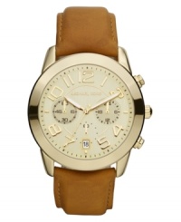 The perfect travel companion for the woman always on-the-go, a handsome watch by Michael Kors. The perfect travel companion for the woman always on-the-go, a handsome watch by Michael Kors.