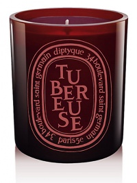 The classic Tubereuse scent presented in a mouth-blown glass tinted during production for a shiny finish that lets you see the candle flame. Tubereuse scent recalls the dusk, the heady fragrance of this intoxicating, beguiling flower deploys its captivating sensuality. Size: 10.2 oz.Floral50-60 hours burn timeKeep wick trimmed to ½ to ensure optimal useHand poured and made in France The classic Tubereuse scent presented in a mouth-blown glass tinted during production for a shiny finish that lets you see the candle flame. Tubereuse scent recalls the dusk, the heady fragrance of this intoxicating, beguiling flower deploys its captivating sensuality. Size: 10.2 oz.Floral50-60 hours burn timeKeep wick trimmed to ½ to ensure optimal useHand poured and made in France