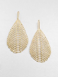 EXCLUSIVELY AT SAKS.COM From the Serpentine Collection. An exotic yet minimalist style featuring a open, snakeskin-inspired design. 18k goldplated sterling silverDrop, about 2.2514k gold hook backImported EXCLUSIVELY AT SAKS.COM From the Serpentine Collection. An exotic yet minimalist style featuring a open, snakeskin-inspired design. 18k goldplated sterling silverDrop, about 2.2514k gold hook backImported
