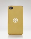 Go for the gold with this metallic iPhone case from Tory Burch, designed to protect your gadget while adding a hit of glamor.