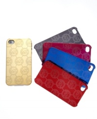 Say hello to signature style for the holidays with this metallic iPhone case from MICHAEL Michael Kors, featuring the iconic MK logo. Made of the most durable plastic, your gadget stays perfectly protected. Say hello to signature style for the holidays with this metallic iPhone case from MICHAEL Michael Kors, featuring the iconic MK logo. Made of the most durable plastic, your gadget stays perfectly protected.