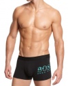 HUGO BOSS Men's Speed Logo Boxer Brief, Black, Small