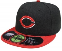 MLB Cincinnati Reds Authentic On Field Alternate 59FIFTY Cap (Black/Red) MLB Cincinnati Reds Authentic On Field Alternate 59FIFTY Cap (Black/Red)