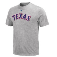 MLB Texas Rangers Official Wordmark Short Sleeve Basic Tee Men's MLB Texas Rangers Official Wordmark Short Sleeve Basic Tee Men's