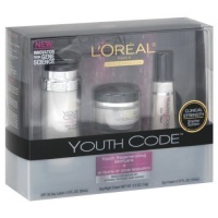 L'Oreal Paris Youth Code Regenerating Skincare Kit (Day Lotion, Day/Night Cream, Eye Cream)