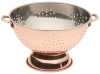 Old Dutch 9-Inch Pedestal Colander, Copper